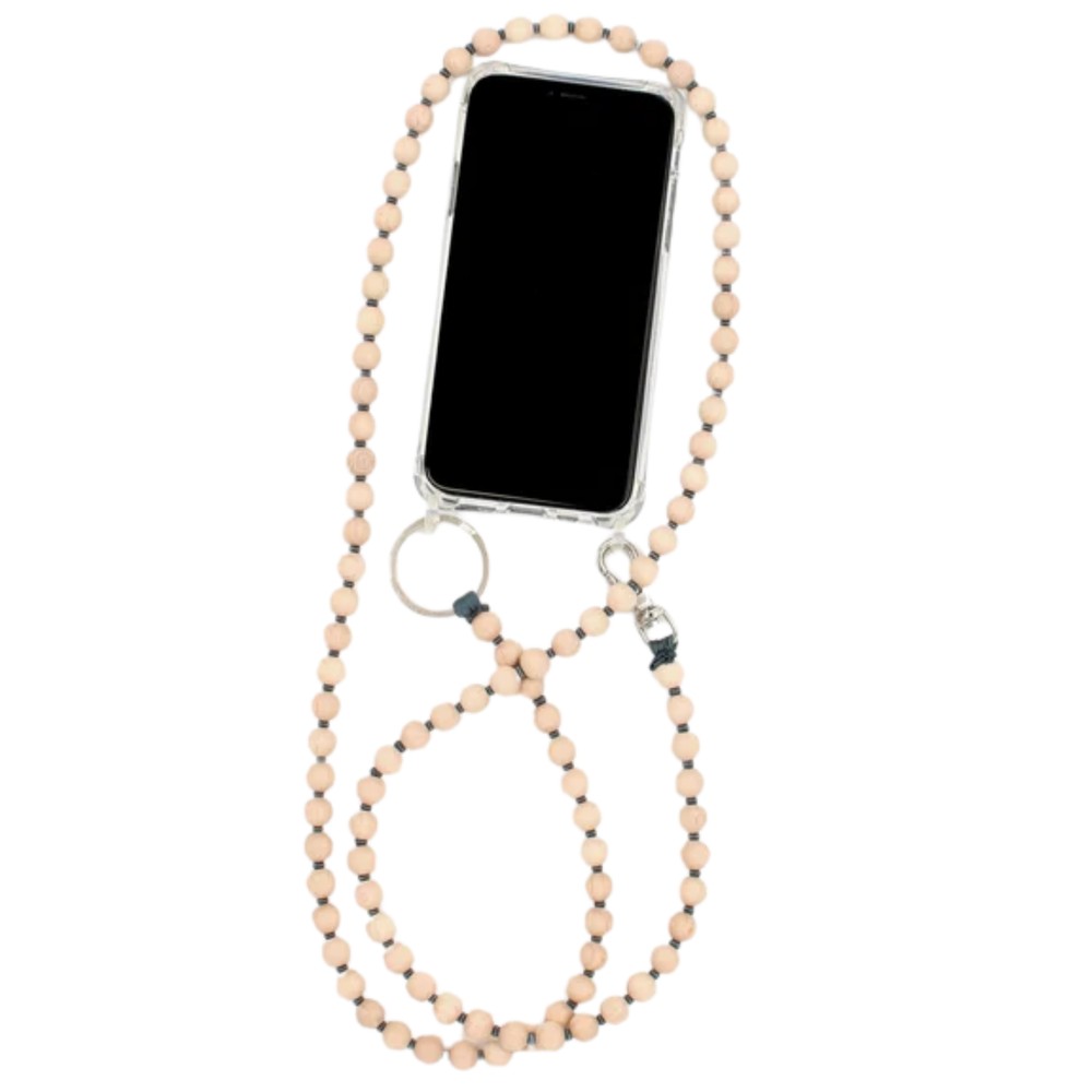 INA SEIFART Phone Necklace - Natural/Grey