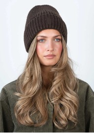 SUI AVA Brenda Beanie - Espresso