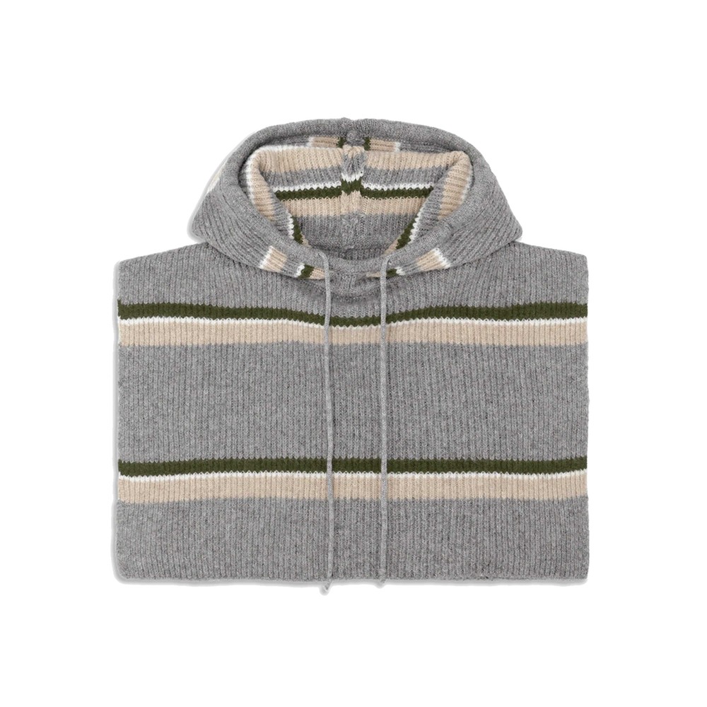 SUI AVA Donna Balaclava - Striped Grey