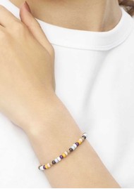 LULU COPENHAGEN Color Ball Bracelet - Golden Harvest