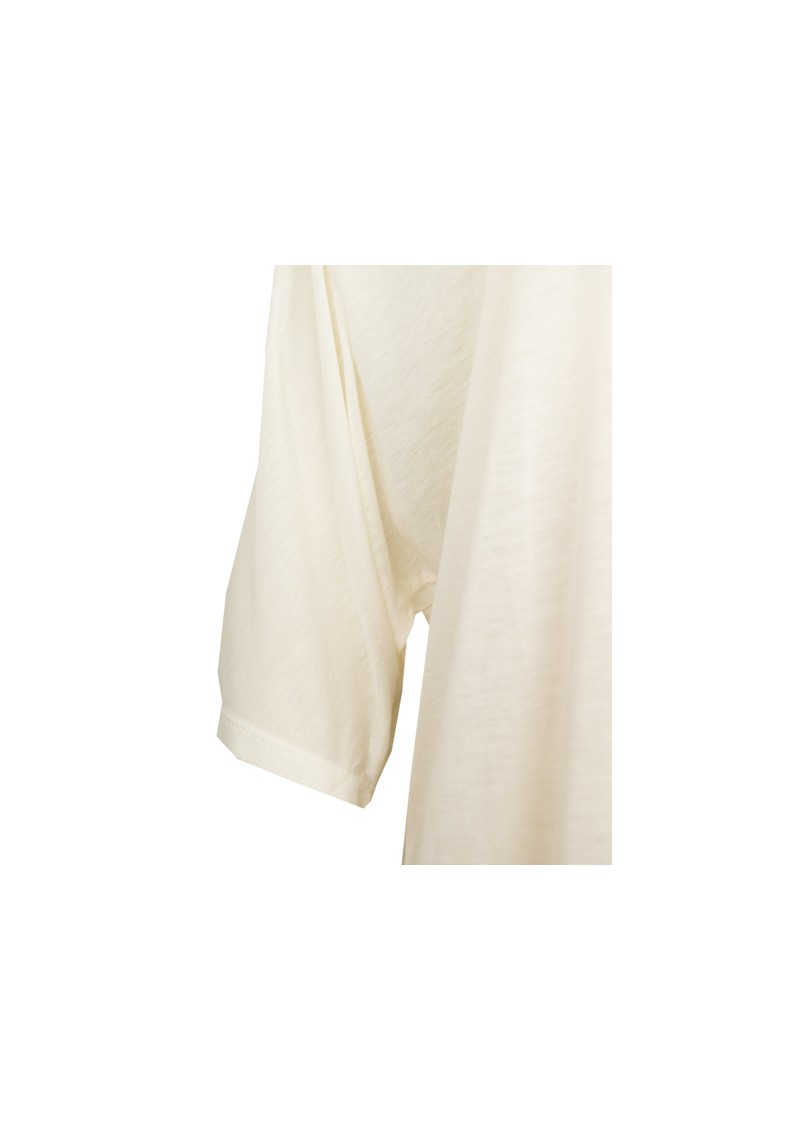 American Vintage Yucca Valley Short Sleeve Silk Mix Tee Nude