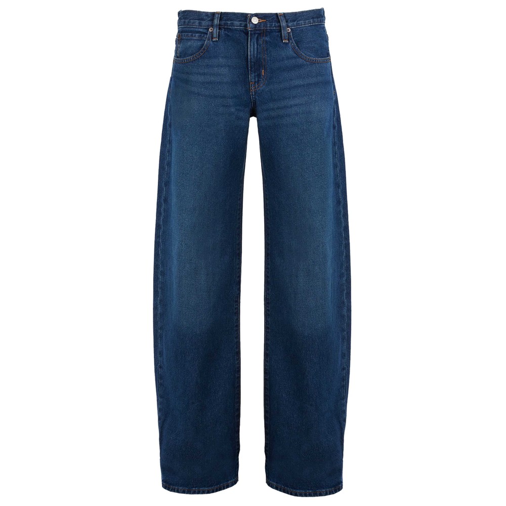 Frame Denim The Cuffed Low Bow Jeans - Volt