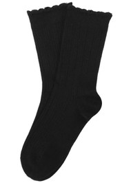 SUI AVA Silk Cable Socks - Black
