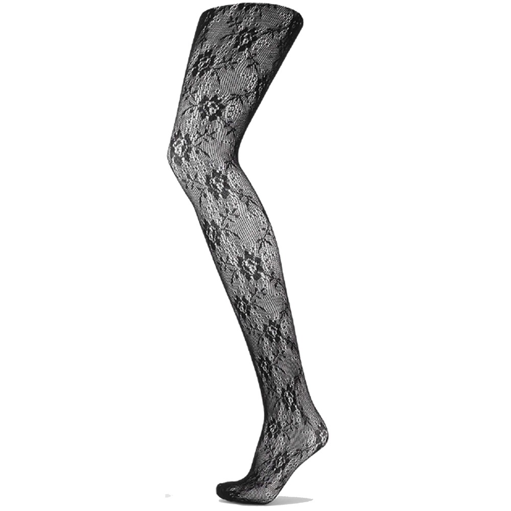 SUI AVA Lace Tights 20D - Black