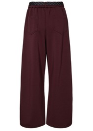 HAUTE LAMITIE Maxi Split Tie Pant - Wine