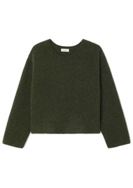 American Vintage Vitow Alpaca Blend Jumper - Seaweed Melange