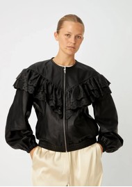 STELLA NOVA Jodi Leather Jacket - Black