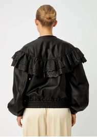 STELLA NOVA Jodi Leather Jacket - Black