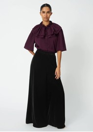 STELLA NOVA Frill Top - Beetroot