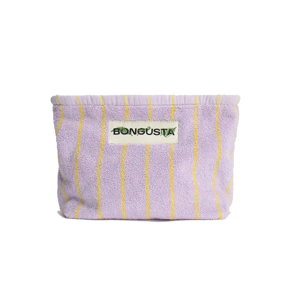 BONGUSTA Naram Toiletry Bag - Lilac & Neon Yellow