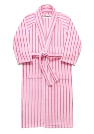 BONGUSTA Naram Bathrobe - Pink & Ski Patrol
