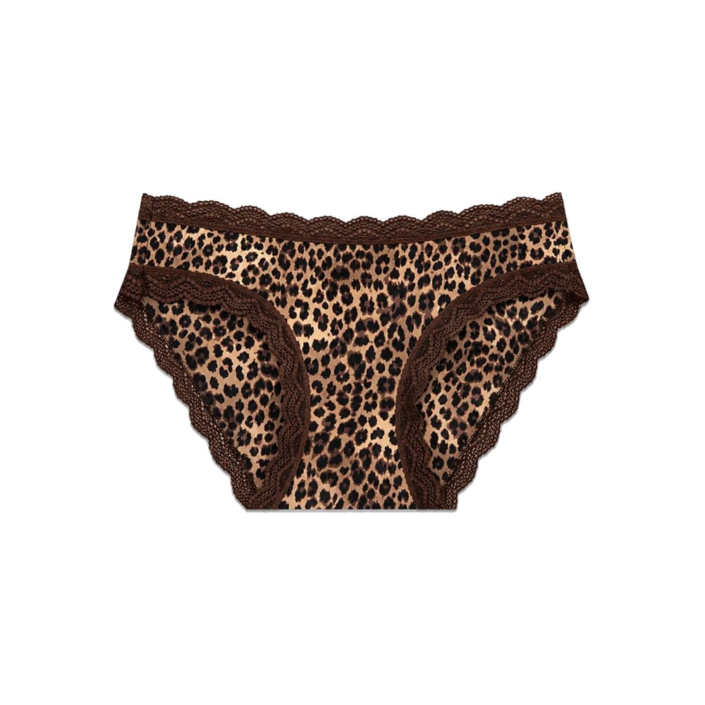 STRIPE & STARE Single Brief - True Leopard