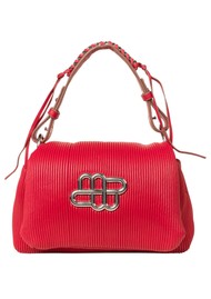 MUNTHE Roluke Leather Bag - Red