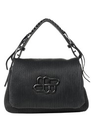 MUNTHE Roluke Leather Bag - Black