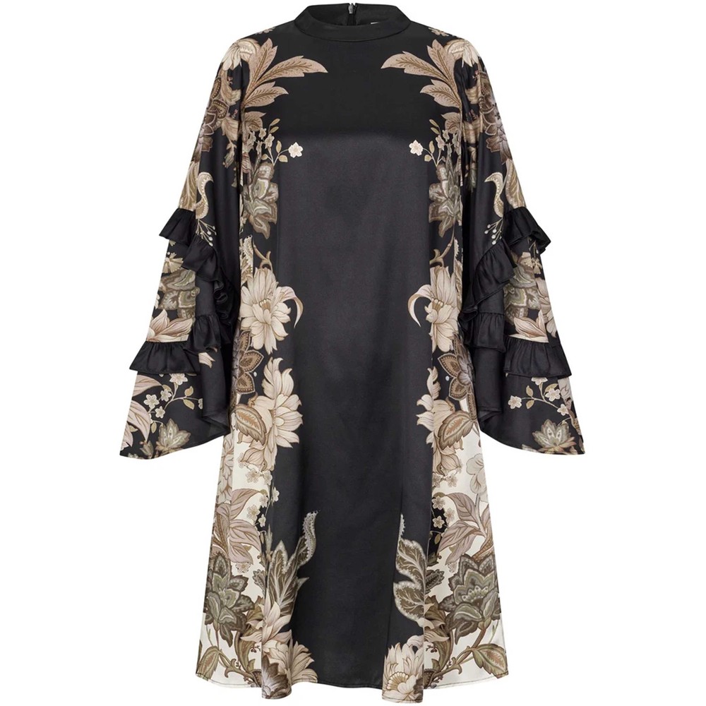DEA KUDIBAL Dagmardea Silk Dress - Fiorenne Mocha