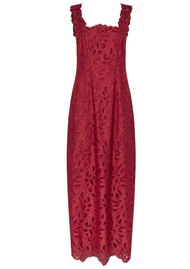 DEA KUDIBAL Victoriadea Embroidered Dress - Broderie Red