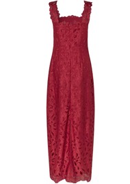 DEA KUDIBAL Victoriadea Embroidered Dress - Broderie Red