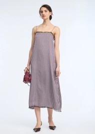 MUNTHE Currina Slip Dress - Plum