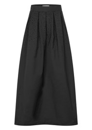 DEA KUDIBAL Anonasdea Taffeta Embellished Skirt - Black