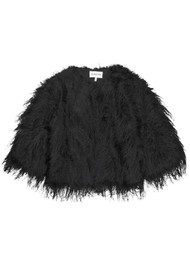 MUNTHE Cyanna Fringe Jacket - Black
