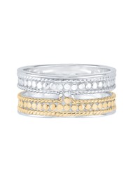 ANNA BECK H ring - Gold & Silver