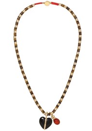 ROXANNE ASSOULIN Semi Precious Heishi Necklace - Onyx