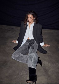 HAUTE LAMITIE Single Blazer - Anthracite Smokey Check