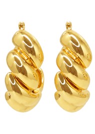 ROXANNE ASSOULIN Comma Earrings - Gold