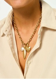 ROXANNE ASSOULIN Token Charm Necklace - Gold