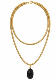 ROXANNE ASSOULIN Egg Charm Pendant - Gold