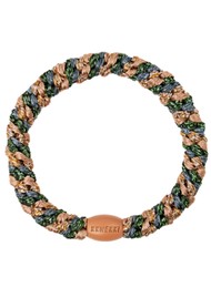 KKNEKKI Single Hair Band - Army Nougat Glitter
