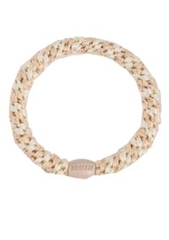 KKNEKKI Single Hair Band - Ivory Beige Glitter