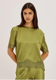 Rails Sonora Lace Top - Celery