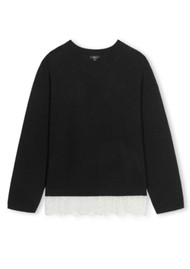 Rails Zoie Top - Black Ivory Lace
