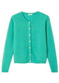American Vintage Vitow Cardigan - Turquoise Melange