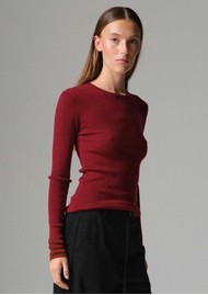 Day Birger et Mikkelsen Mariana Ribbed Wool Jumper - Biking Red
