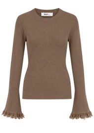 Day Birger et Mikkelsen Terano Merino Wool Jumper - Walnut Melange
