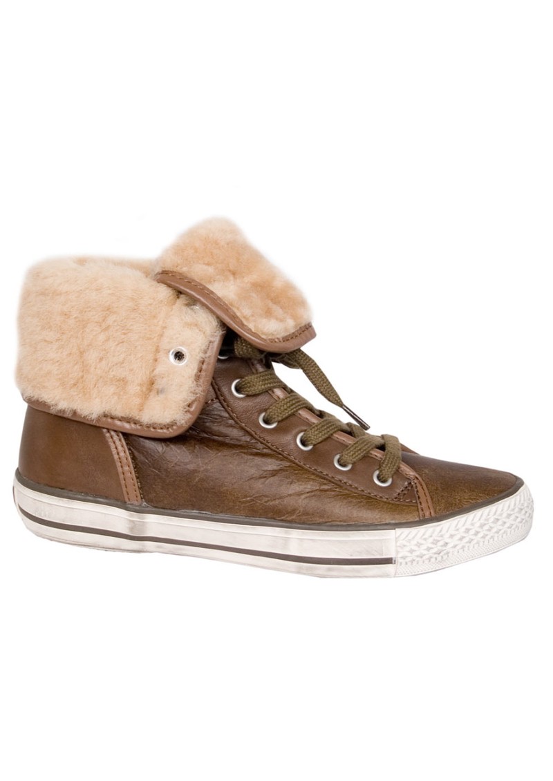 ash shearling trainers