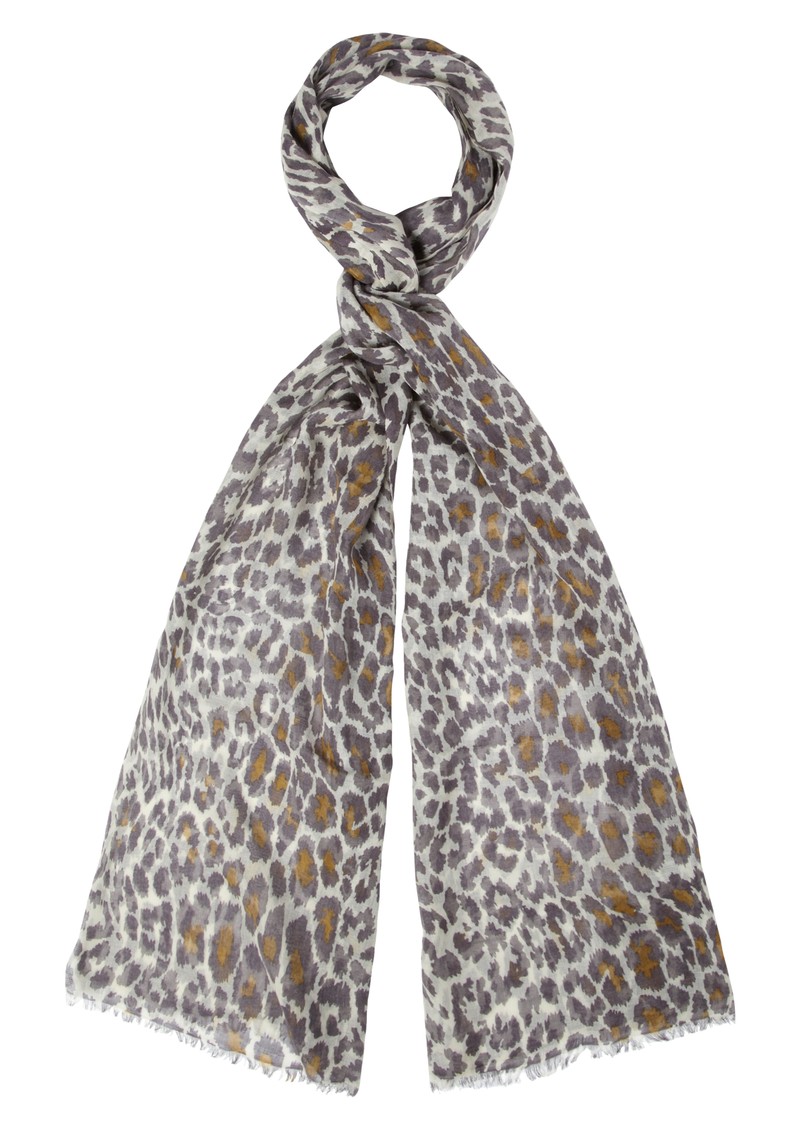 Mercy Delta Safari Cashmere Mix Scarf Earth