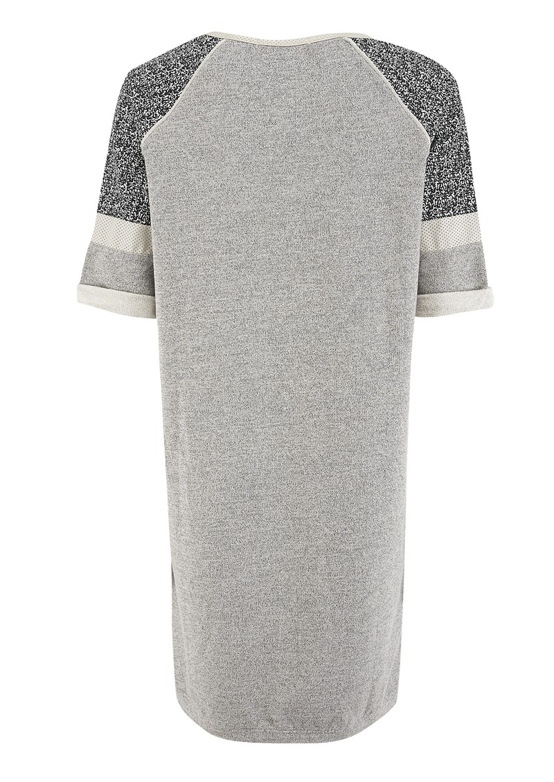 Maison Scotch Baseball Dress Grey