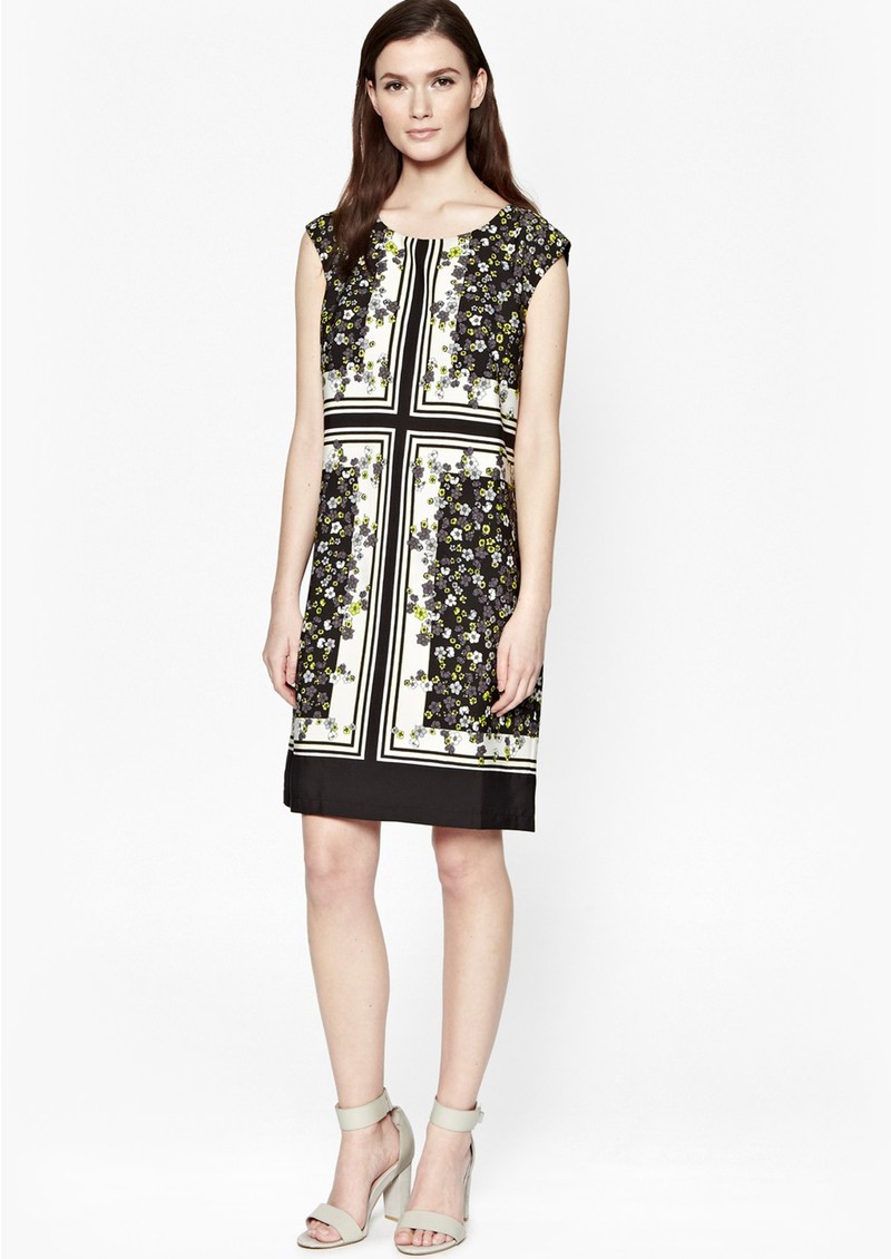 Great Plains WINDOW BOX DRESS GRAPHITE COMBO